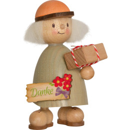 Finn mit Danke-Schild - 9 cm