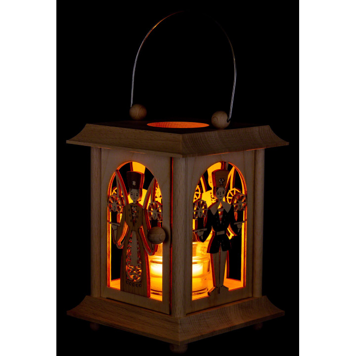 Lantern Angel and Miner - 24 cm / 9.4 inch