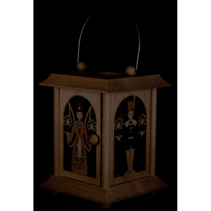 Lantern Angel and Miner - 24 cm / 9.4 inch