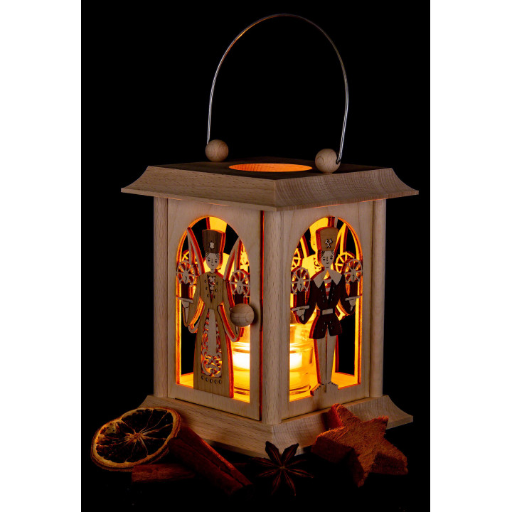 Lantern Angel and Miner - 24 cm / 9.4 inch