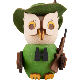 Mini Owl with Ice Skates - 7 cm / 2.8 inch