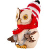 Mini-Eule mit Schlittschuhen - 7 cm