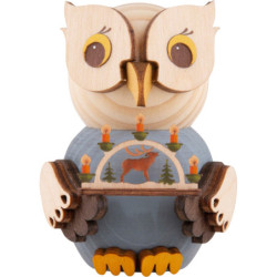 Mini Owl with Candle Arch - 7 cm / 2.8 inch