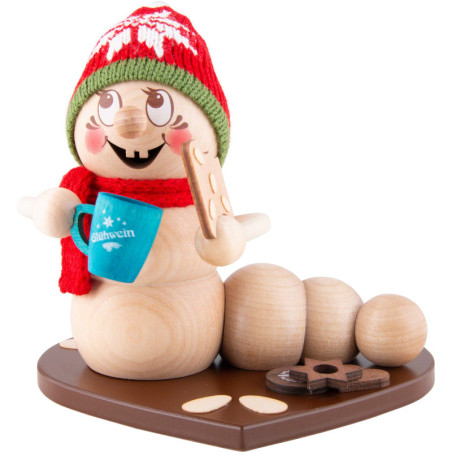 Smoker - Worm Christmas Market Rudi - 14 cm / 5.5 inch