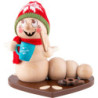 Smoker - Worm Christmas Market Rudi - 14 cm / 5.5 inch
