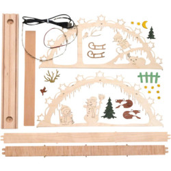 Bastelset Schwibbogen Wald - 39x20x5 cm