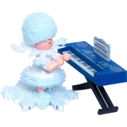 Snowflake with Keyboard - 5 cm / 2 inch
