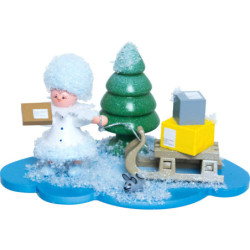 Snowflake Package Deliverer - 5 cm / 2 inch