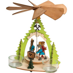 Bastelset 1-stöckige Pyramide Erzgebirge - 18 cm