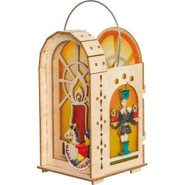 Handicraft Set - Lantern - Ore Mountains - 18 cm / 7.1 inch