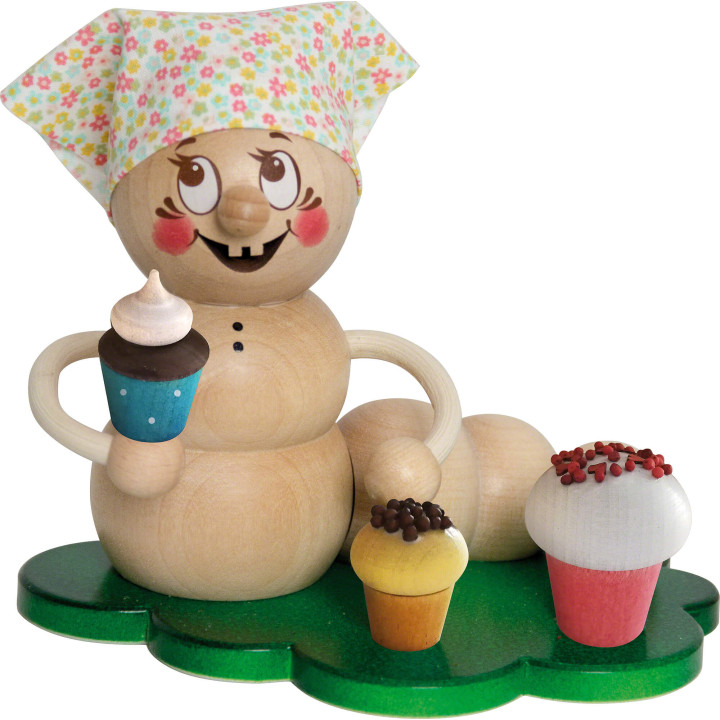 Smoker - Worm Rosi with Muffins - 14 cm / 5.5 inch