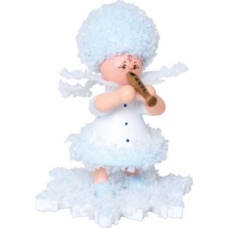 Snowflake with Flute - 5 cm / 2 inch