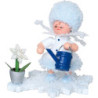 Schneeflöckchen mit Gießkanne - 5 cm