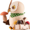 Mini Owl Mushroom Picker - 7 cm / 2.8 inch