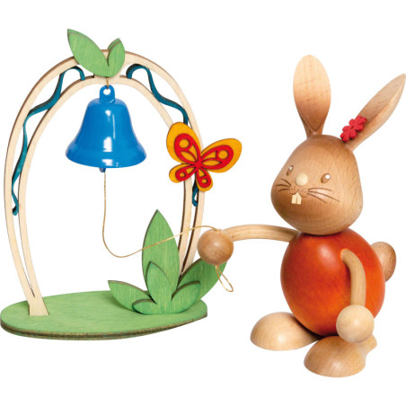 Stupsi Hase mit Glocke - 12 cm