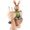 Easter Express with Stupsi Bunny and Snail Sunny - 20 cm / 7.9 inch