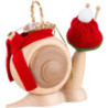 Räucherschnecke Sunny mit Strickzeug - 16 cm
