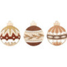 Christbaumschmuck Christbaumkugeln - 6er-Set - 7 cm