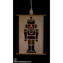 Fensterlaterne Nussknacker - 27 cm