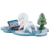 Schneeflöckchen mit Laptop - 5 cm