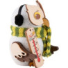Mini Owl with Thermometer - 7 cm / 2.8 inch