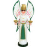 Angel for Candles - green-red - 36 cm / 14.2 inch