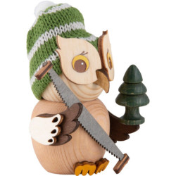 Mini-Eule Waldarbeiter - 7 cm