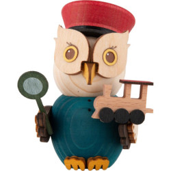 Mini Owl Railwayman - 7 cm / 2.8 inch