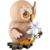 Eulenkind mit Schneekristall - 4 cm