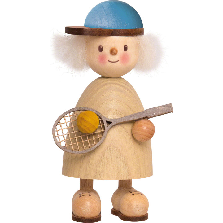 Finn with Tennis Racket - 9 cm / 3.5 inch