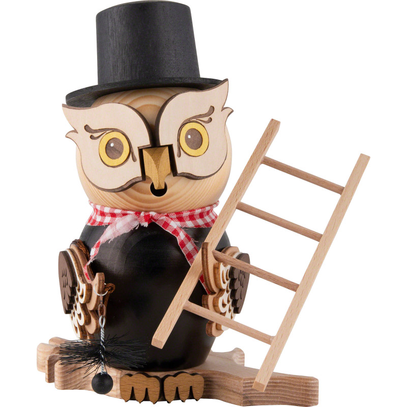 Smoker - Owl Chimney Sweeper - 15 cm / 5.9 inch