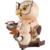 Smoker - Owl Christmas Bakery with Child - 15 cm / 5.9 inch