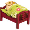 Mini Owl in Bed - 7 cm / 2.8 inch