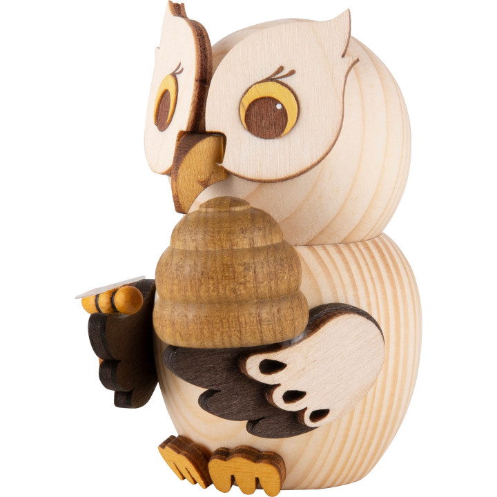 Mini Owl Beekeeper - 7 cm / 2.8 inch