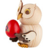 Mini Owl with Easter Egg - 7 cm / 2.8 inch