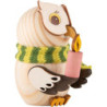 Mini-Eule mit Kerze - 7 cm