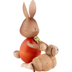 Stupsi Hase mit Lamm - 12 cm