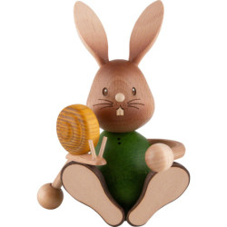 Stupsi Hase mit Schnecke - 12 cm