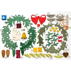 Handicraft Set - Door Wreath - 25 cm / 9.8 inch