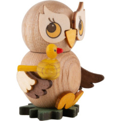 Eulenkind mit Vogel - 4 cm