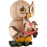 Owl Child with Rocking Horse - 4 cm / 1.6 inch
