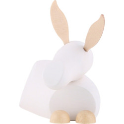 Esel weiß/natur - groß - 6,5 cm