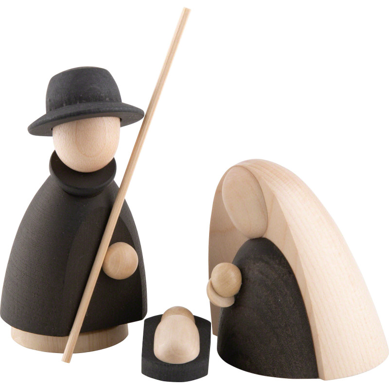 The Holy Family Natural/Anthracite - Large - 10 cm / 3.9 inch