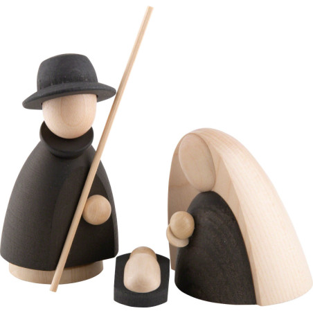 The Holy Family Natural/Anthracite - Large - 10 cm / 3.9 inch