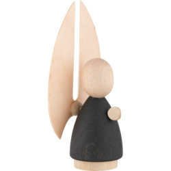 Verkündigungsengel natur/anthrazit - 9,5 cm