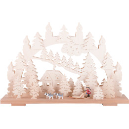 Candle Arch - Sled Dogs - 50x31 cm / 19.7x12.2 inch