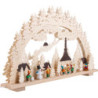 Candle Arch - Winter in Seiffen - 70x45 cm / 28x18 inch