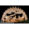 Candle Arch - Winter in Seiffen - 70x45 cm / 28x18 inch