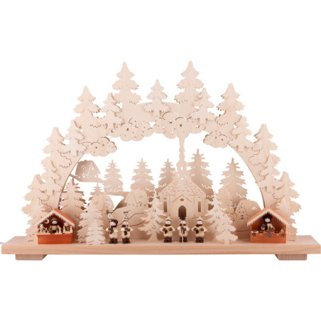 Schwibbogen Weihnachtsmarkt - 70x42 cm