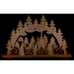 Schwibbogen Weihnachtsmarkt - 70x42 cm